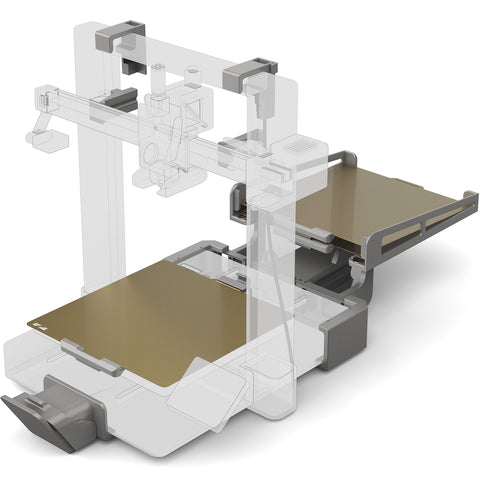 All-in-one Hands-Free Batch Printing for Bambu Lab A1 & A1 Combo 3D Printer Auto Build Plate Changer System | 10 Plate Capacity Auto-Swapping PEI Sheet System Continuous Multi-Model Printing Upgrade Kit