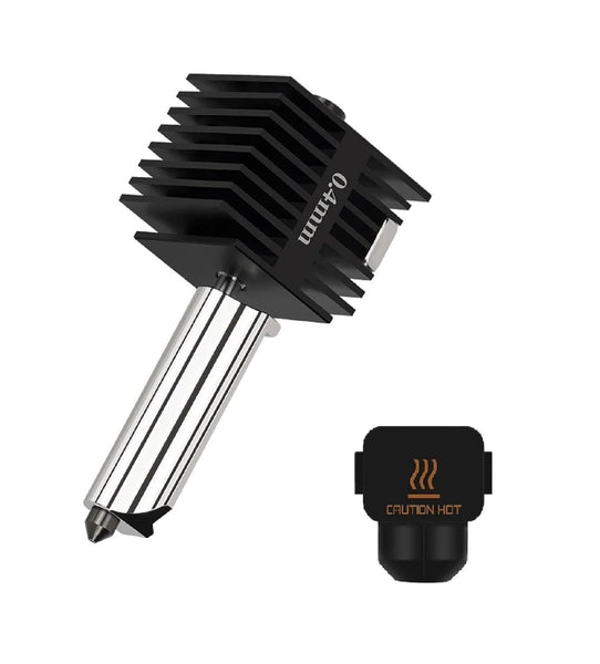 Bambu Lab A1 Series Hotend 3D Printers Bambu lab A1/A1 Mini Hotend with a 0.4mm Hardened Steel Nozzle and Silicone Cover