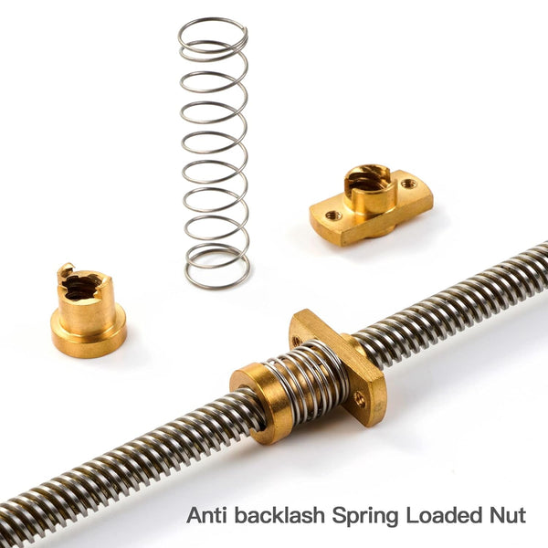 HICTOP Anti Backlash Nut Anti Backlash Spring T8 for Ender 3 Ender 3 Pro Ender 3 V2 CR-10 3D Printers(Pack of 2)