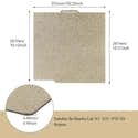 Plaque D'impression Double Face PEI Pour Bambu Lab - 257x257 Mm - Magnétique, Antidérapante - 8