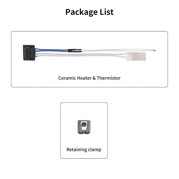 Bambu lab P1 Series Ceramic Heater and Thermistor 3D Printers