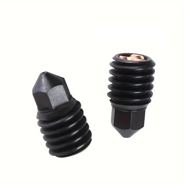 Bambu Lab 0.2, 0.4, 0.6mm Nozzle CHT Hardened Steel High Flow Nozzle for Bambu Lab X1/X1C/P1P/ P1S 3D Printers 10 Pieces