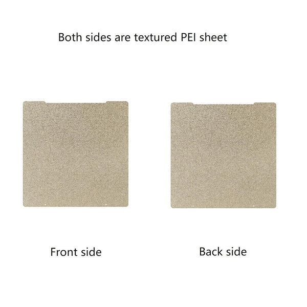 Cool Plate Prusa Mk3s PEI Sheet Double Sided Textured Build Plate for Prusa I3 MK3 MK3S MK3S+ MK2.5S 3D Printers