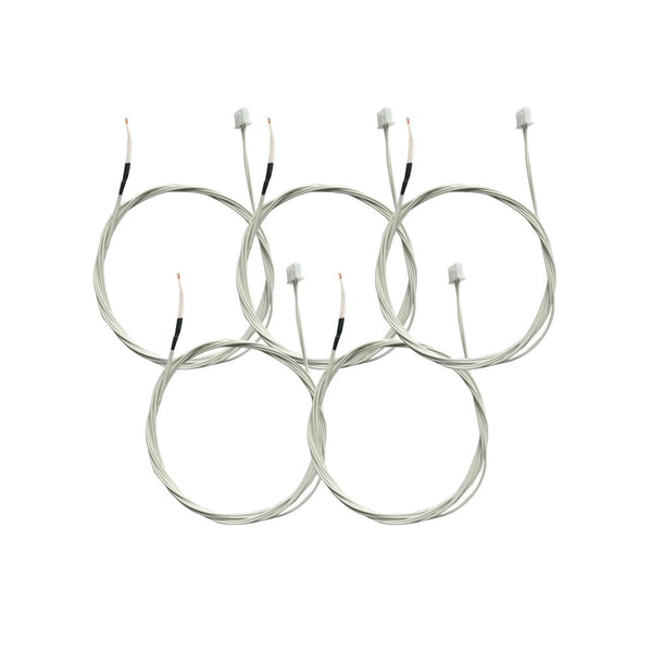 HICTOP 100K ohm NTC 3950 Thermistors/Temp Sensor for Reprap Creality Ender 3, Ender 3 Pro, CR-10 10S 3D Printer (Pack of 5)